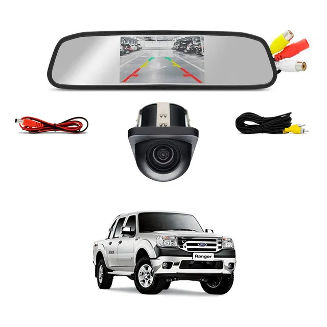 Retrovisor Com Câmera De Ré Ford Ranger 2010 2011 2012