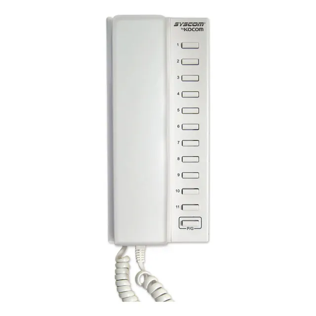 Intercomunicador De 11 Puntos Para Oficina Kocom Kip-611pg