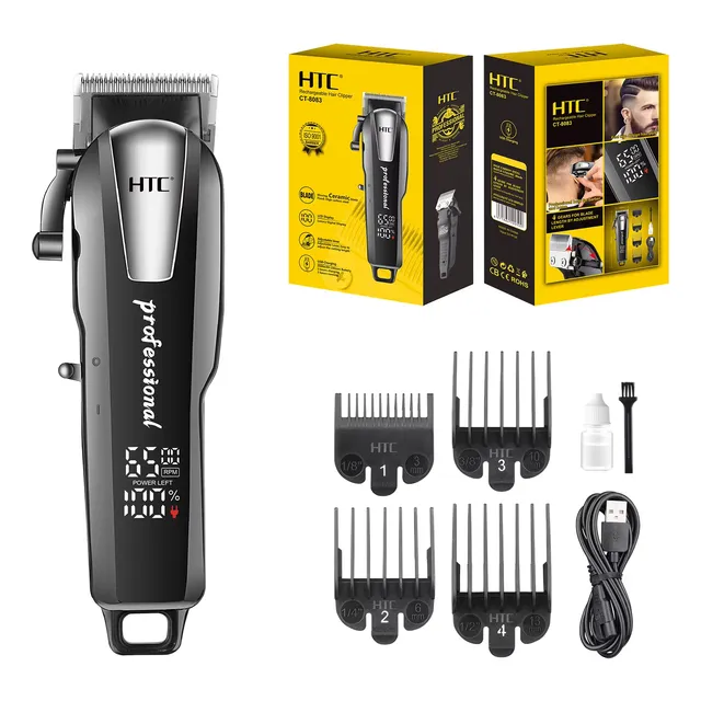 Maquina Corta Pelo Barbero Barberia Profesional Inalámbrica