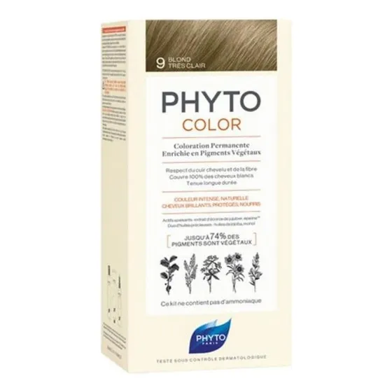 Phytocolor 9 Rubio Muy Claro - Phyto Kit