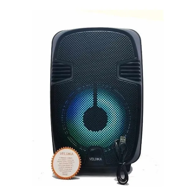 Bocina Velikka Vkk - 5 Portátil Con Bluetooth Negra 110v
