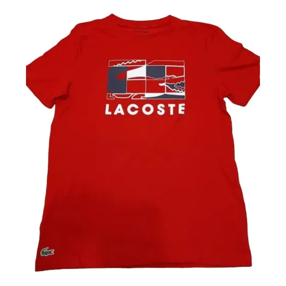 Franela Lacoste Roja Talla L Orig. Importada Usa!!