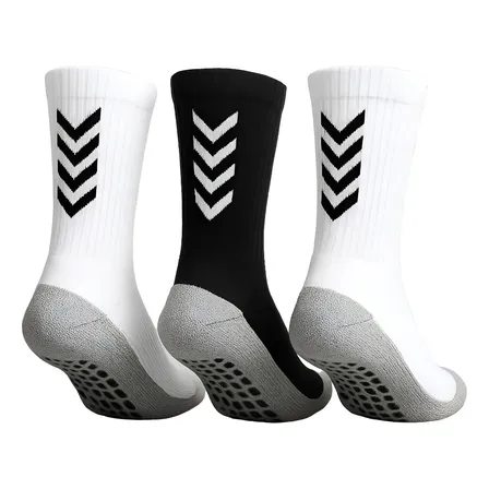 Pack X3 Pares De Medias 3/4 Algodón Antideslizante Deportes