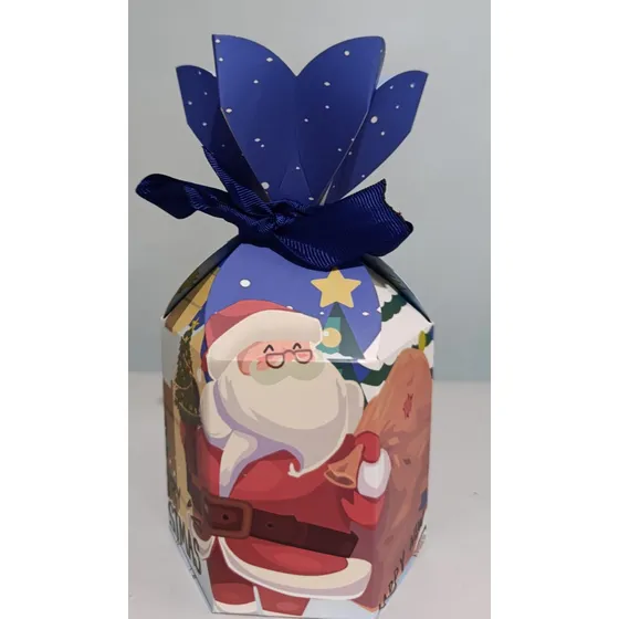 Cajitas Navideñas Colores Variados Regalos Cotillón