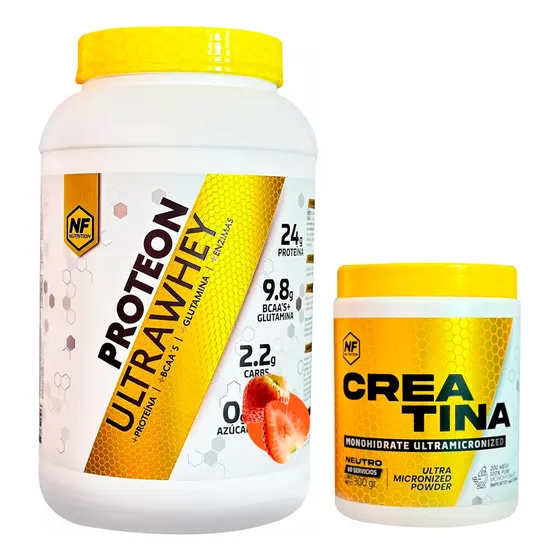 Nf Nutrition Kit Proteon Ultra Whey Frutilla + Creatina