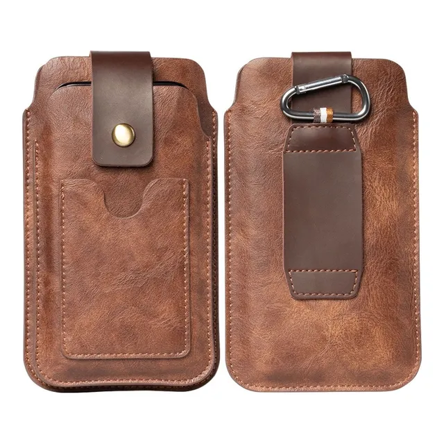 Funda Cinturon Delgada Doble 2 Para Motorola Moto Z2 Force