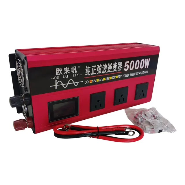 Convertidor O Inversor De Corriente 12v-110v 5000w Onda Pura