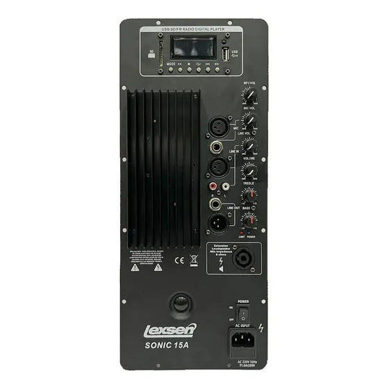 Módulo Amplificador Para Bafle /  Usb Fm Btooth 
