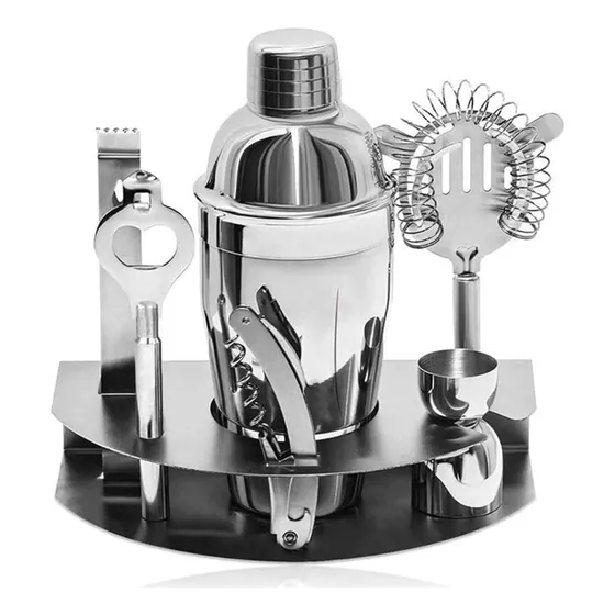Kit Bartender Profesional Acero Inoxidable 7 Pza