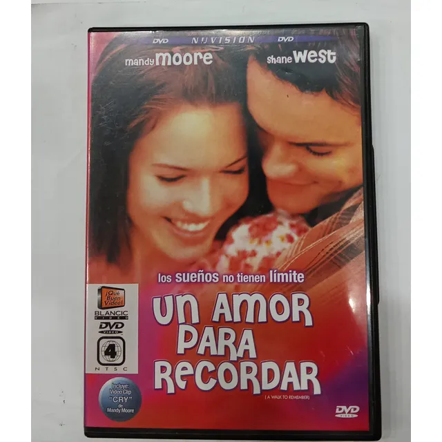 Un Amor Para Recordar. Dvd Película Usado. Qqb.