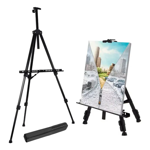 Atril Plegable Metálico Ajustable Para Pie Y Sobremesa