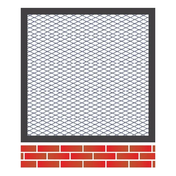 Cerramiento Malla Metal Desplegado De 3,2 Mm 0,70 Mts Altura