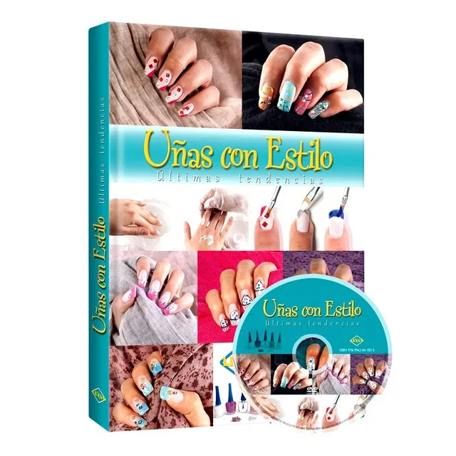 Libro Uñas Con Estilo Últimas Tendencias Manicure + Dvd