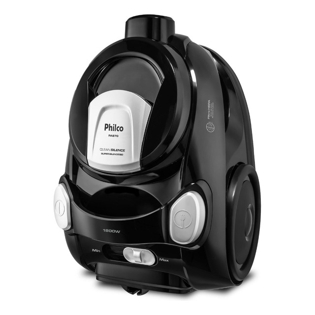 Aspirador Philco 1800w 2.2l Super Silencioso Pas70 Preto 110v Aspirador Philco 1800w 2.2l Super Silencioso Pas70 Preto 110v