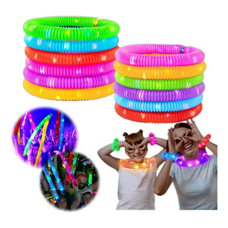 12pzbarra De Luz De Arcoíris Flexible Para Fiestas Navideñas 12pzbarra De Luz De Arcoíris Flexible Para Fiestas Navideñas