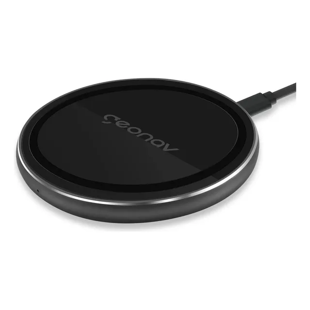 Carregador Por Indução 10w De Mesa Rápido Geonav