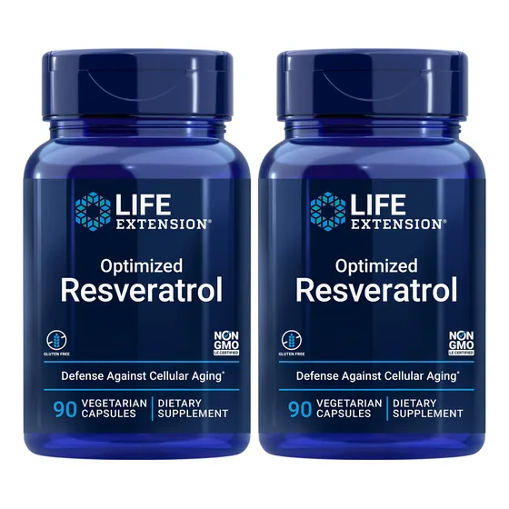 Resveratrol Optimizado Supplement Life Extension 90 Cápsulas