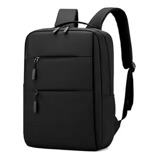 Mochila Resistente Notebook Executiva Tecido Moderno Viagem Cor Preto Mochila Resistente Notebook Executiva Tecido Moderno Viagem Cor Preto