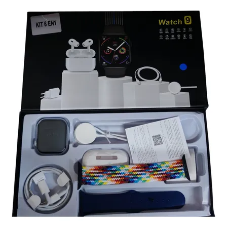 Reloj Smartwatch Negro Deportiva Varios Negro