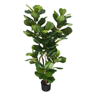 Árvore Planta Artificial Ficus Lyrata 3 Hastes Grande P/vaso Árvore Planta Artificial Ficus Lyrata 3 Hastes Grande P/vaso