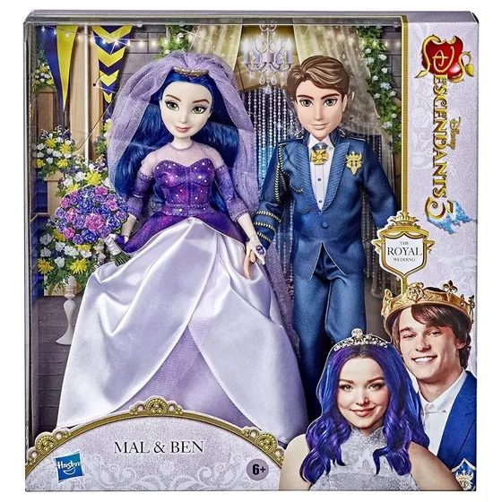 Pack Descendientes 3 Royal Mal Y Ben Boda Real Hasbro!