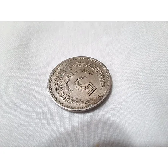 Moeda Uruguai 5 Centavos  1953 Antiga Original 1