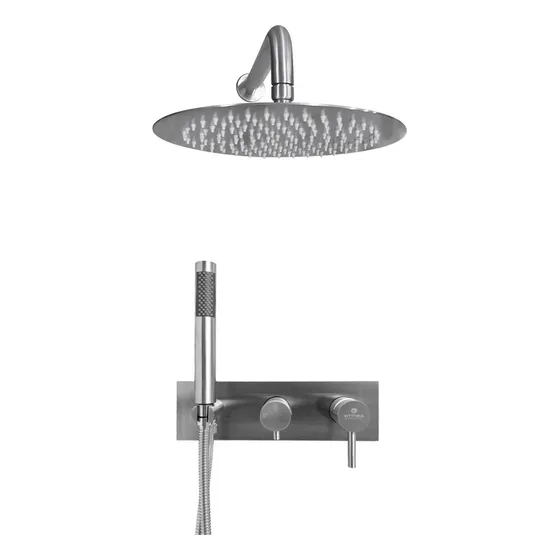 Set De Ducha Para Baño Vittoria, Ss9005, Acero Inoxidable 