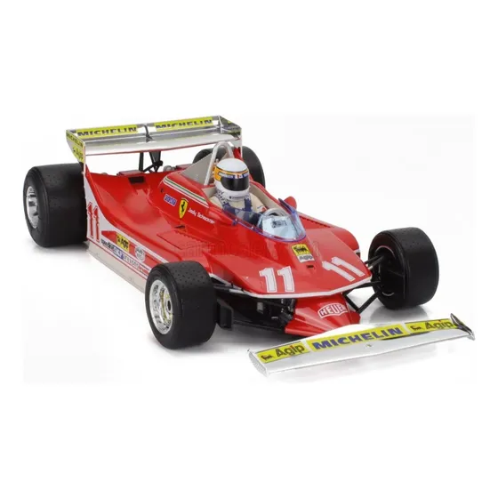 Ferrari 312 T4 Jody Scheckter 1979. Burago Escala 1/18 Rojo