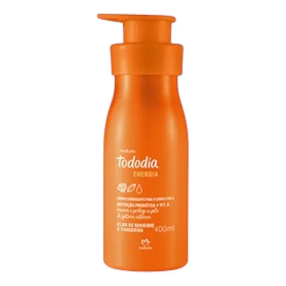 Crema Hidratante de Jengibre y Flor de Mandarina Tododia 400ml