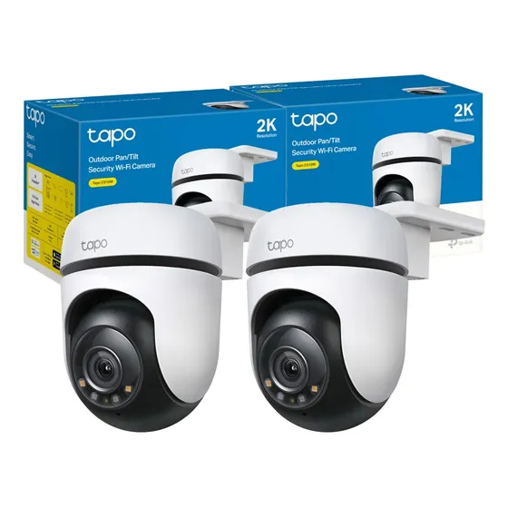 Kit De 2 Cámaras Wifi Tp-link Tapo C510w 2k Exterior 360