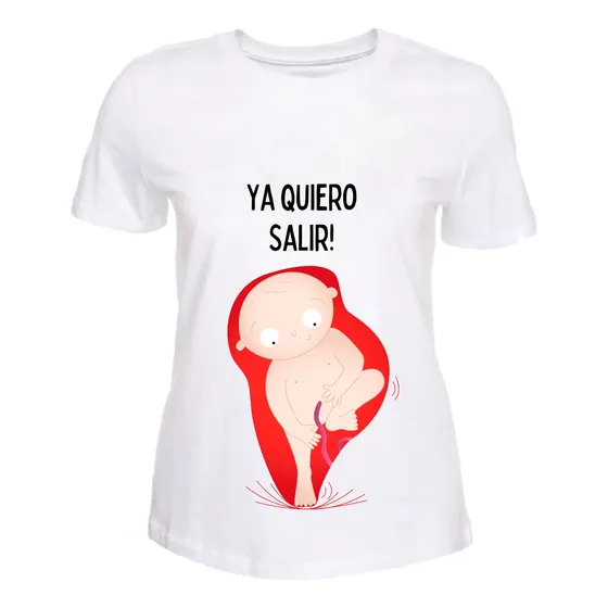 Remera Baby Shower, Futura Mamá, Embarazo, Ya Llego.