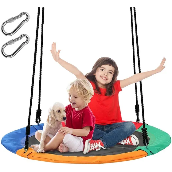 Platillo Volador Columpio De Árbol Campo Escalar Swing Ninos
