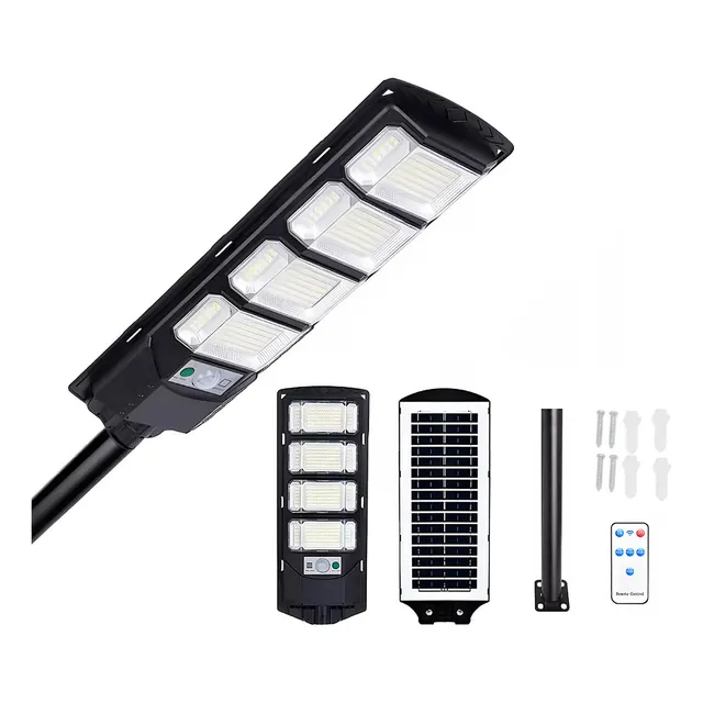 Lampara Solar Exteriores 483led Luces Solares Exterior 3000w Lamparas Solares Lámparas De Pared Lámpara Led Solar Exterior Luminaria Suburbanas CESAR®