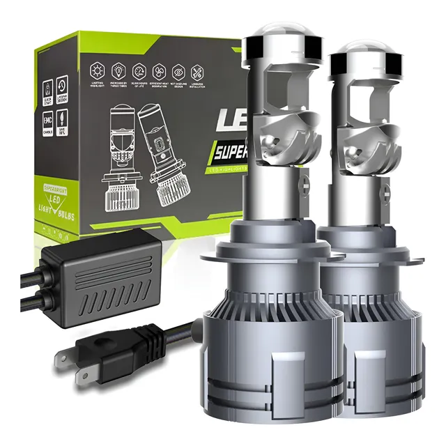Par Ultra 30000lm Lampada Led Super Mini Projetor H7 200w