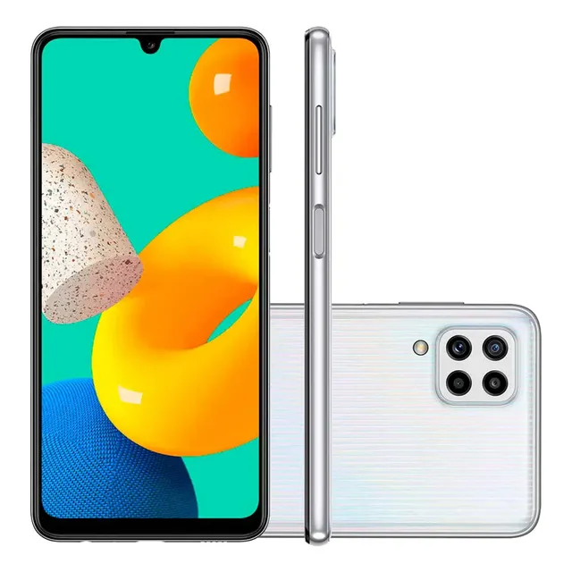Celular Samsung Galaxy M32 128 Gb Mem Int. E 6 Gb Ram Branco