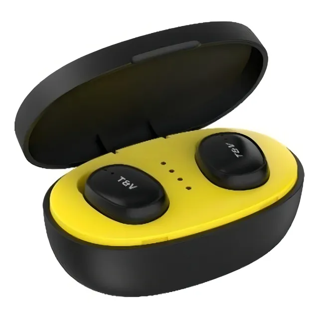 Auriculares in-ear gamer inalámbricos Thonet & Vander Bohne negro con luz LED