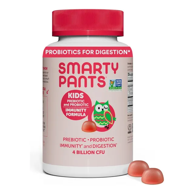 Probiótico Para Niños Smarty Pants 60 Gomitas Sin Sabor