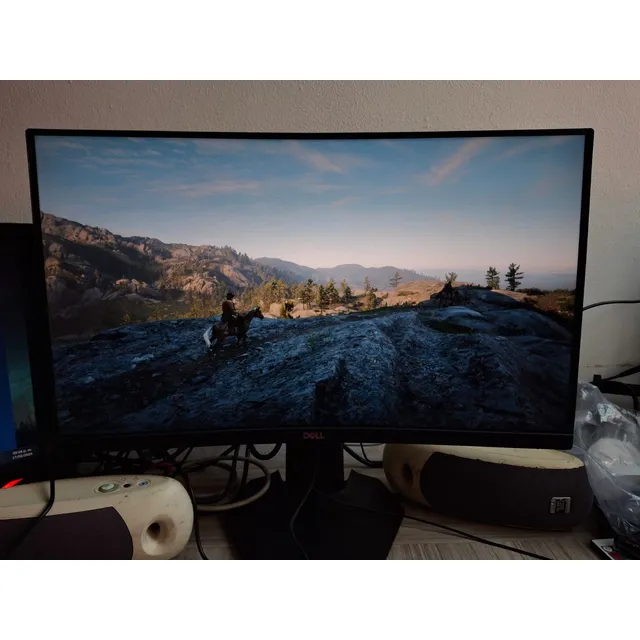 Monitor Gamer Curvo Dell S2422hg Lcd 23.6  Negro 127v