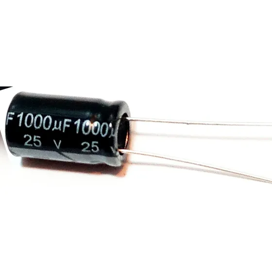 Capacitor Eletrolítico 1000uf X 25v 105 10 Pçs 