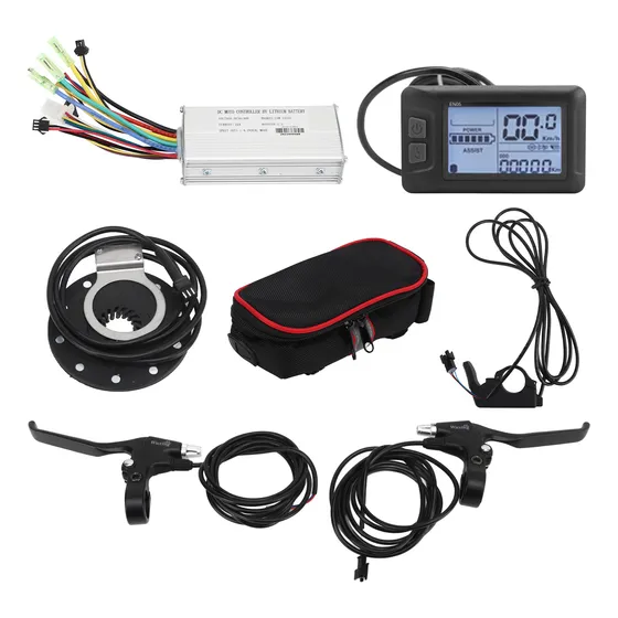 Kit De Conversión De Bicicleta Eléctrica En05 Panel 22a 36v