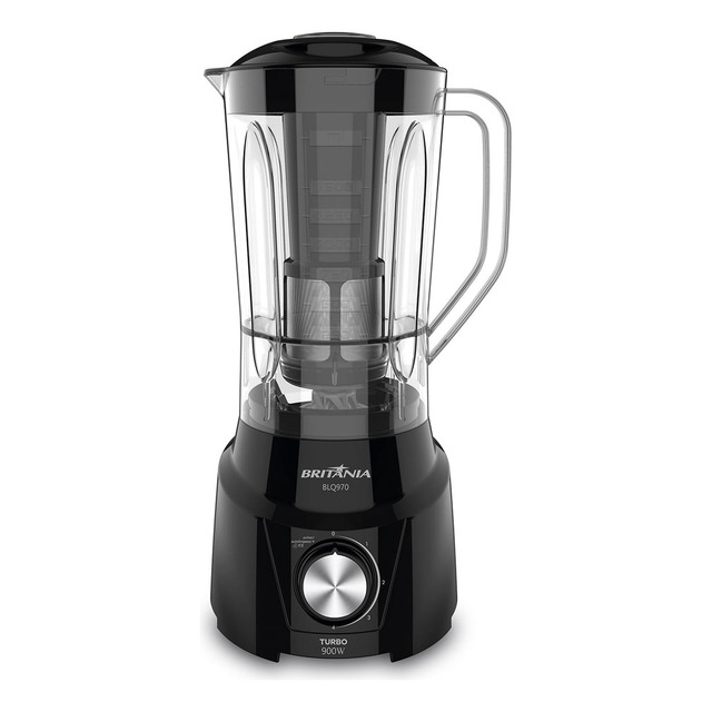 Liquidificador Turbo Blq970p 900w 2,6 Litros Britânia Liquidificador Turbo Blq970p 900w 2,6 Litros Britânia
