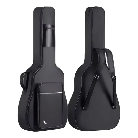 Capa Violão Sierra SAG50 Clássico Folk Sierra Sag50 Acolchoada Luxo Alça Mochila Cor Branco