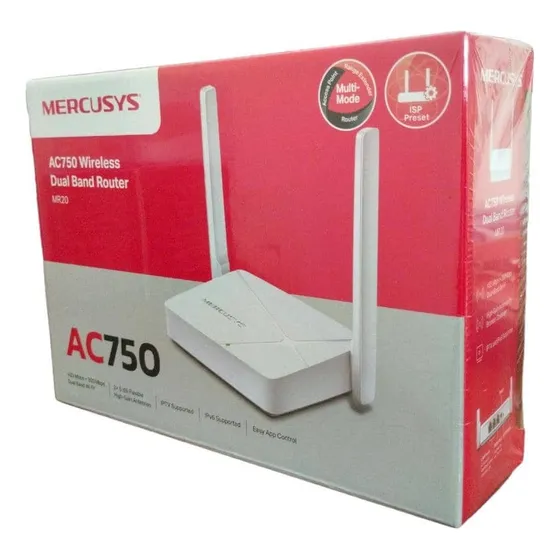 Router Wifi Dual Band Ac750 2 Antenas Fibra Optica Mr20