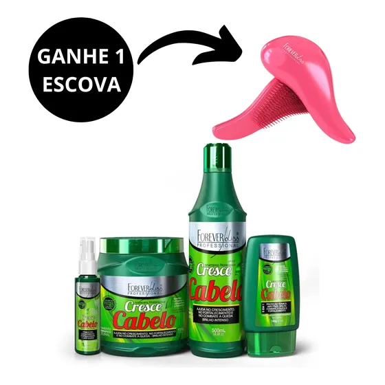 Kit Cresce Cabelo Forever Liss - Completo Profissional