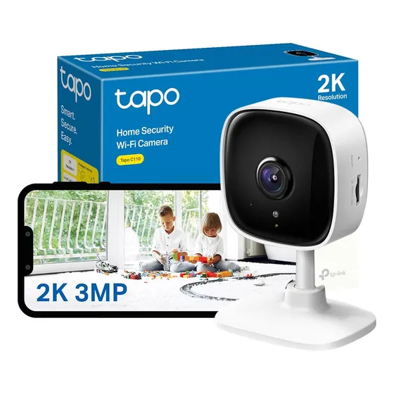 Cámara Seguridad Tp-link Tapo C110 2k 3mp Ip Wi-fi Audio