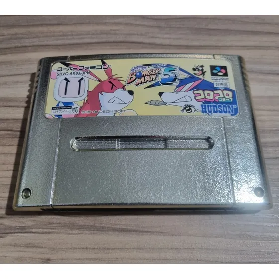 Super Bomberman 5 Gold Super Famicom Totalmente Original 