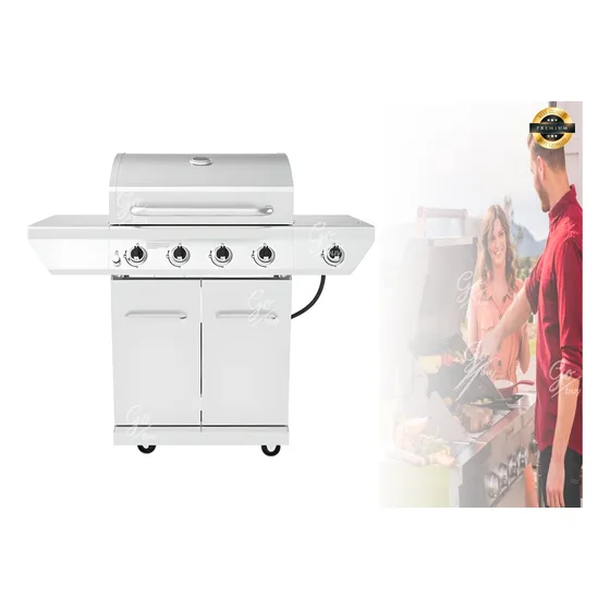  Asador A Gas 4 Quemadores Nexgrill Parrilla Bbq Grande