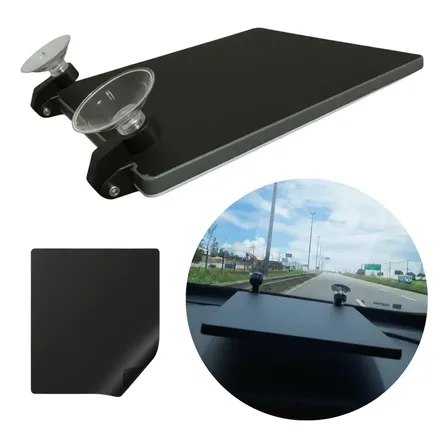 Starlink Mini Suporte Com Ventosa Para Painel + Adesivo 2v Preto