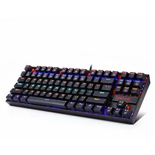 Redragon K552 Mechanical Gaming Keyboard Rainbow Led Lfwfx