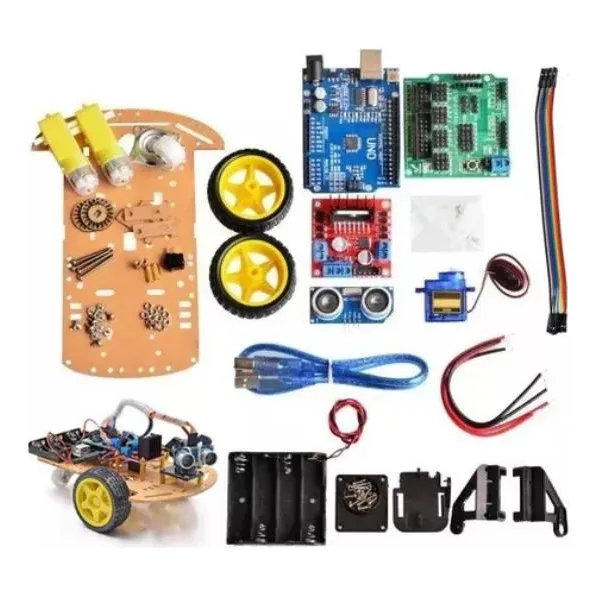 Kit De Chasis De Coche Smart Robot 2wd Para Arduino R3